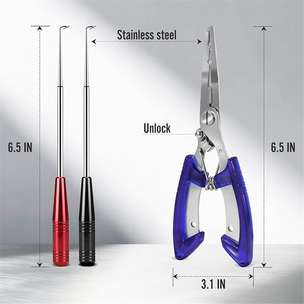 Fishing Pliers - Kit de Herramientas para Quitar Anzuelos