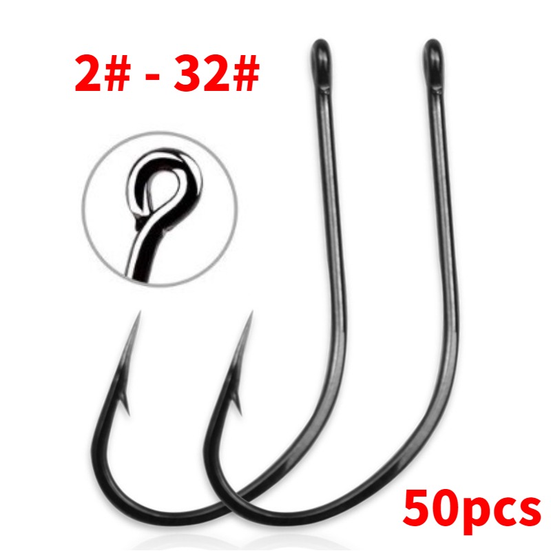 Liquidación: 50 Anzuelos Curvo - Fishing Equipment Market reseña y precio