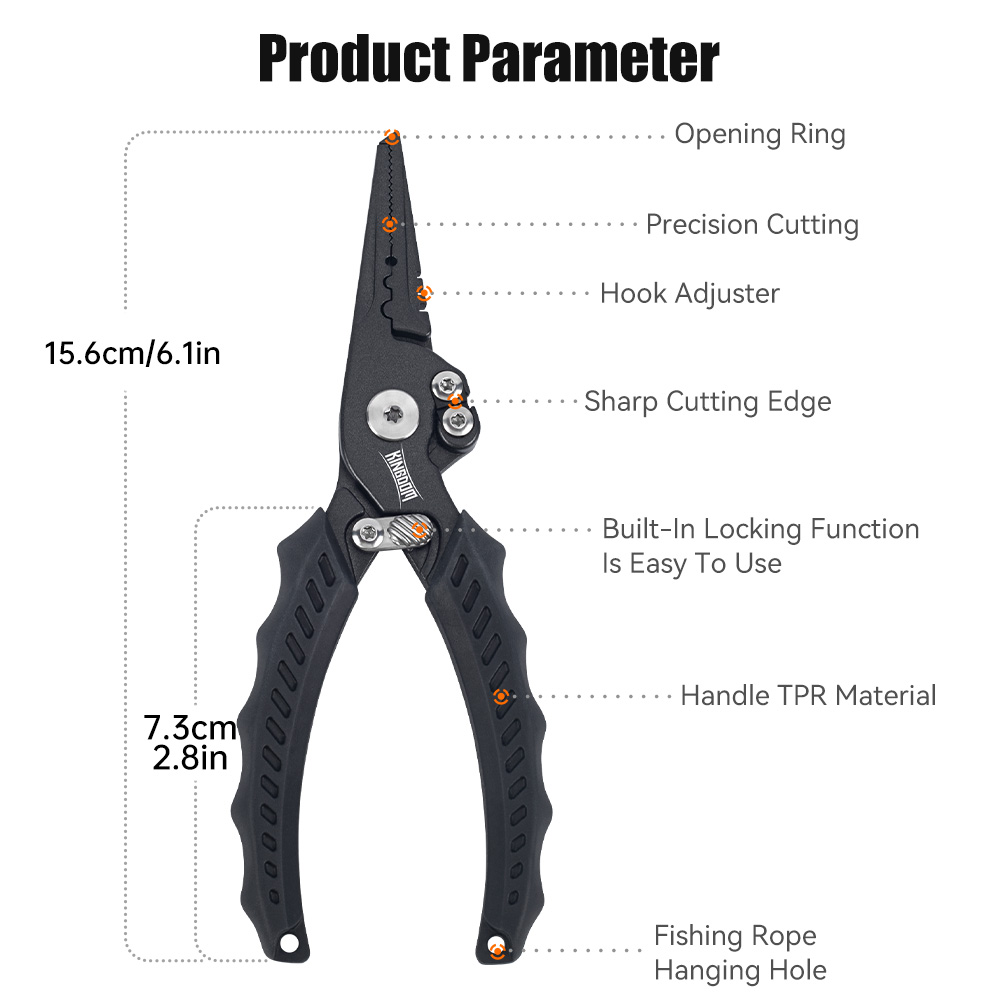 Kingdom-Alicates de pesca mult - Fishing Equipment Tools reseña y precio