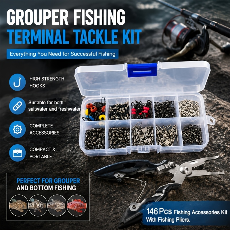 Kit de 146 Piezas de Accesorio - Fishing Pliers reseña y precio