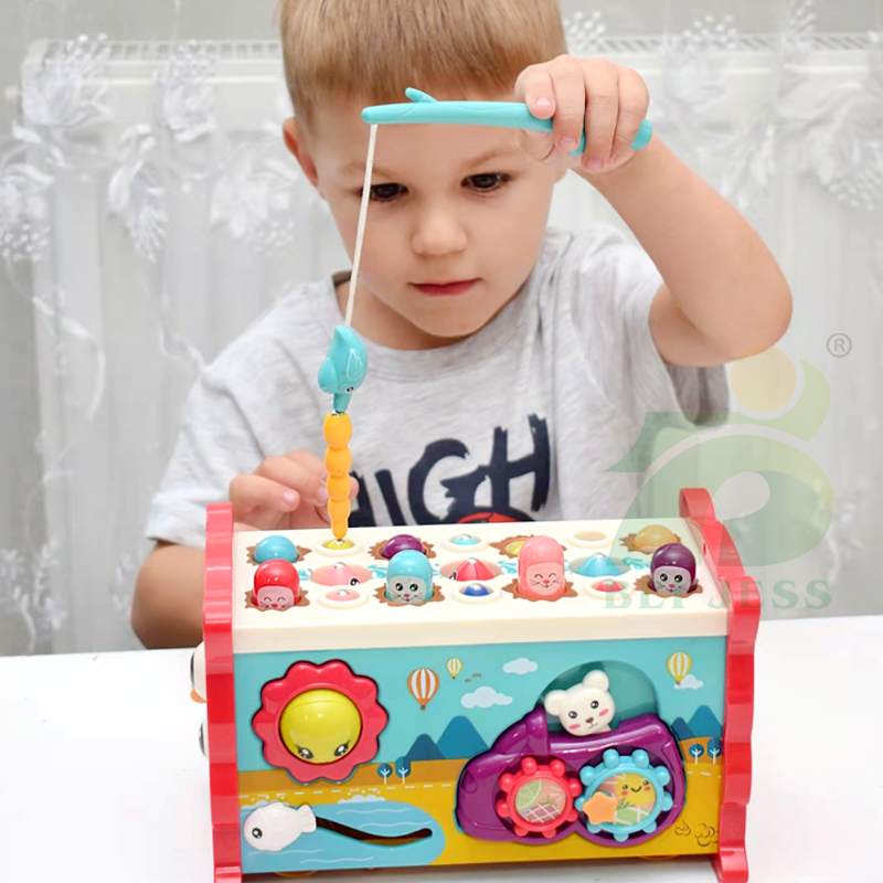 Cubo sensorial de pesca magnét - Fishing Equipment Kids reseña y precio