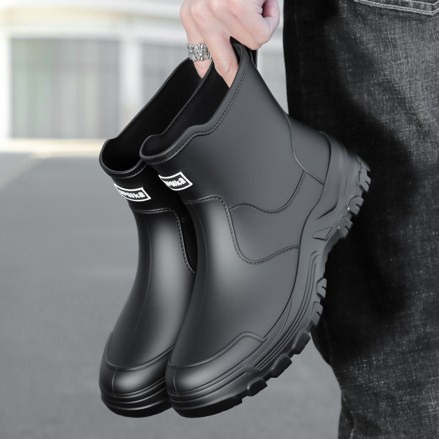 Botas de lluvia a media pantor - Fishing Equipment Kids reseña y precio